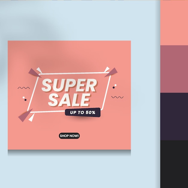 Premium Vector | Eyecatching color combination design