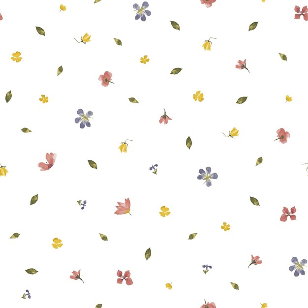 Premium Vector | Floral vector pattern design