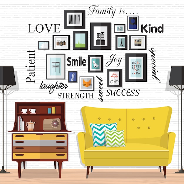Premium Vector | IDEAS FOR SMALL LIVING SPACES