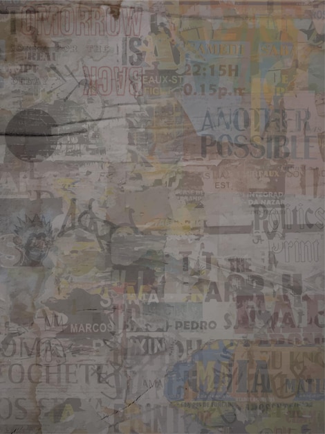 Altes Magazin Vintage Paper Texture | Premium Vektor