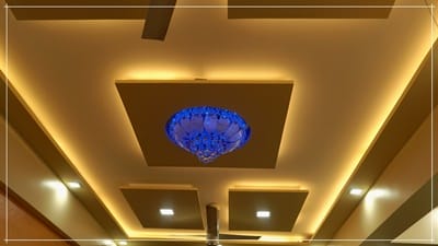 False ceiling Close up