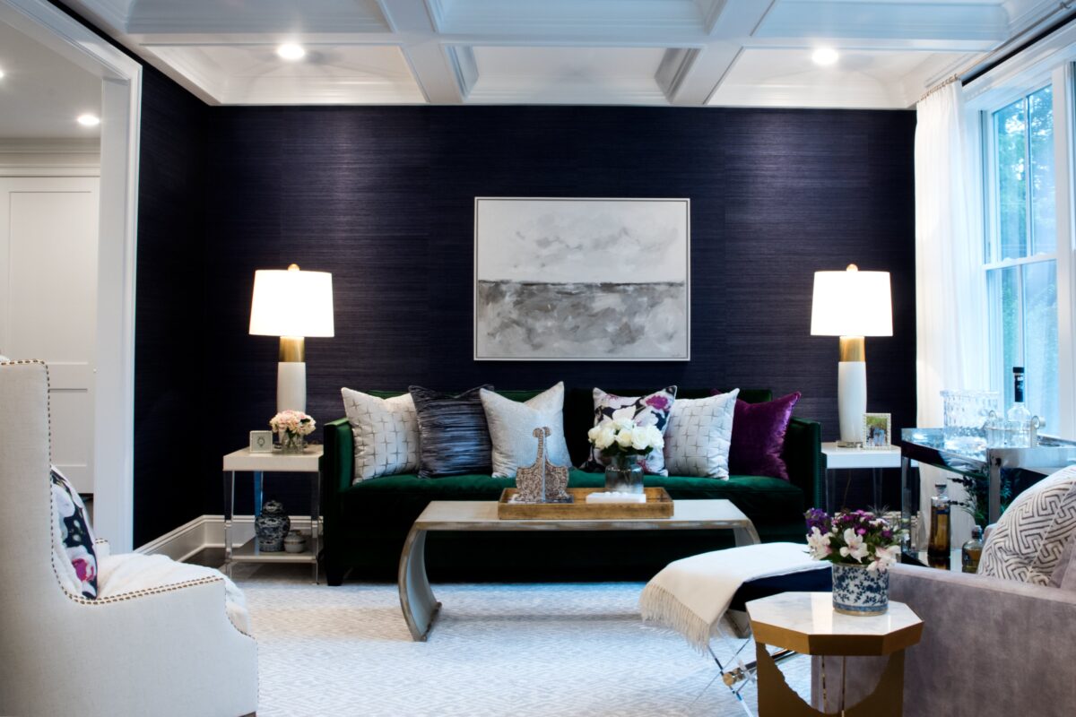 Bold Living Room - Janet Hiltz