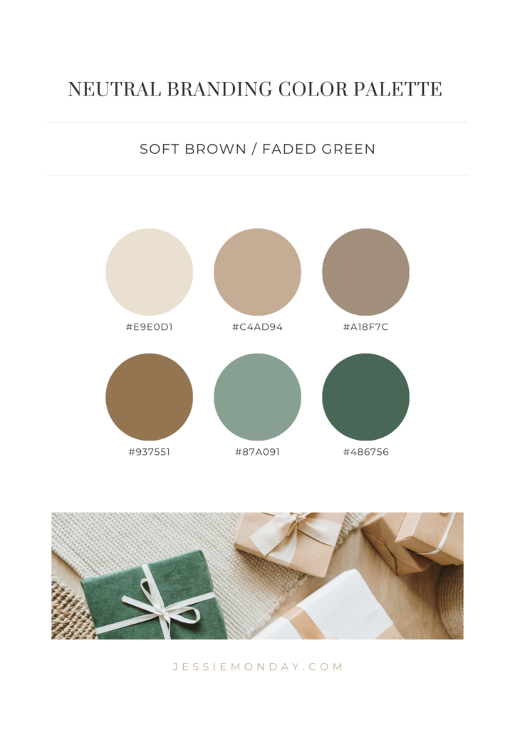 Neutral color palette inspiration - Jessie Monday