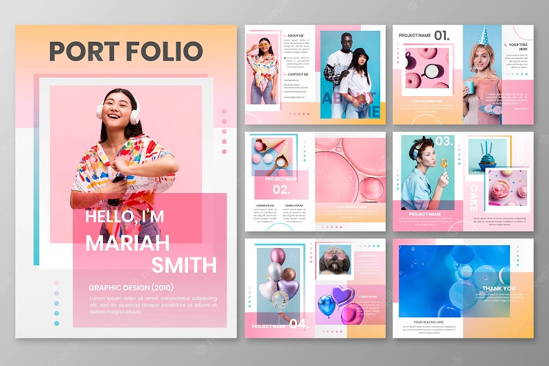 800+ mẫu portfolio marketing Sang trọng và chuyên nghiệp