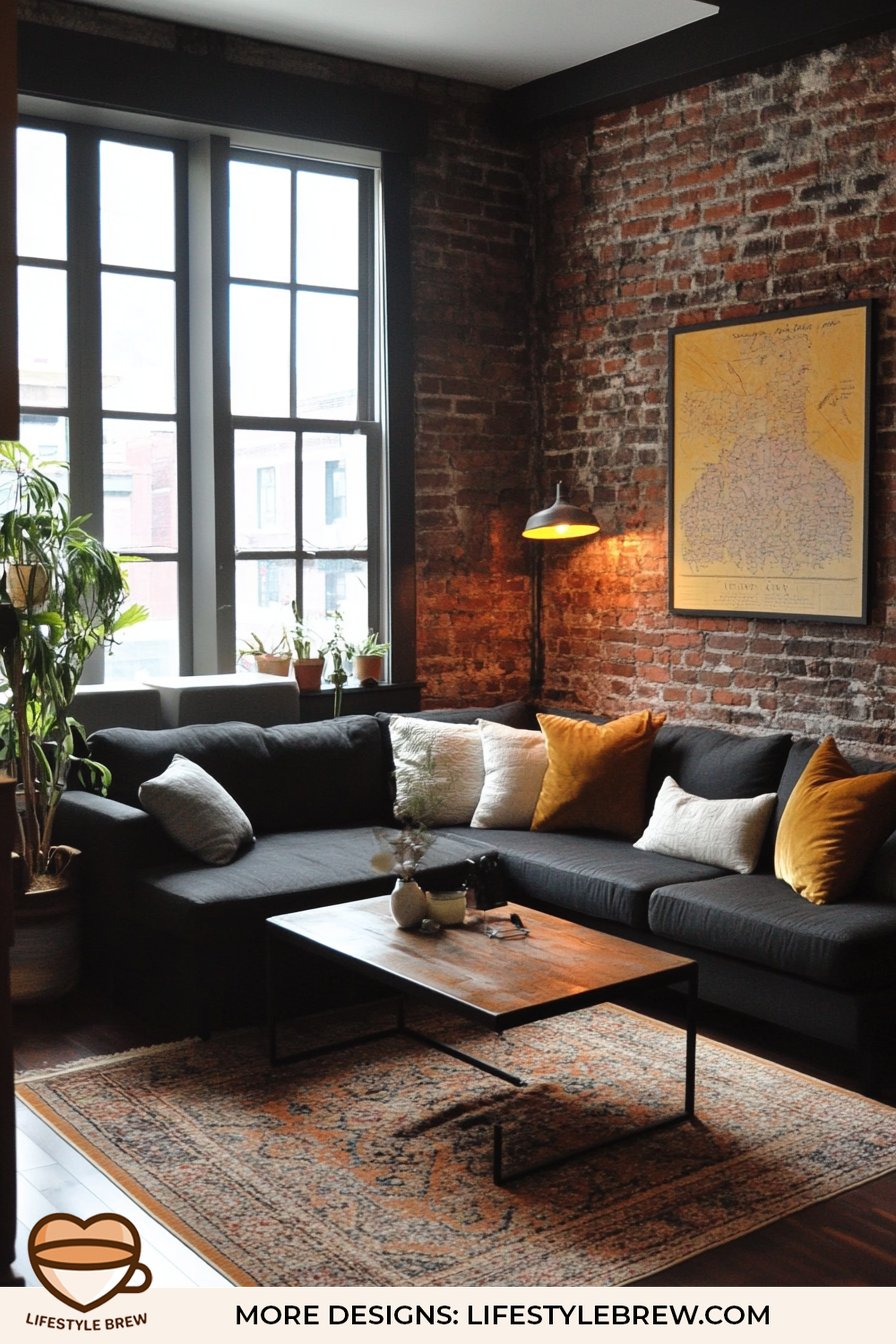 37 Industrial Style Living Room Ideas - LifeStyle Brew