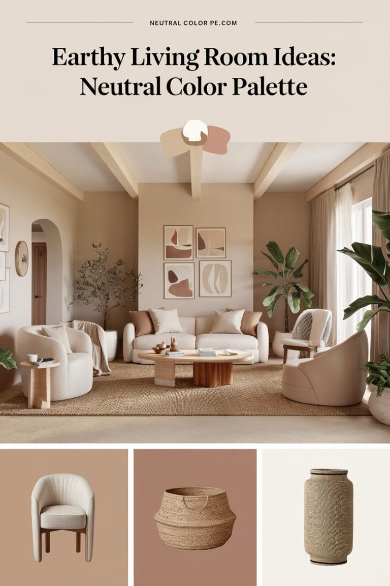25 Earthy Living Room Ideas - Lil Dutch Uncle