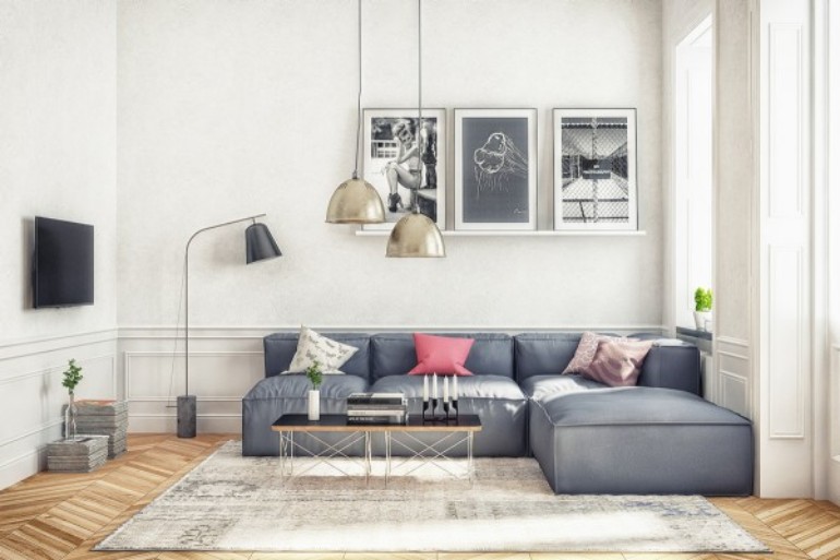 Living Room With Scandinavian Design Trends
