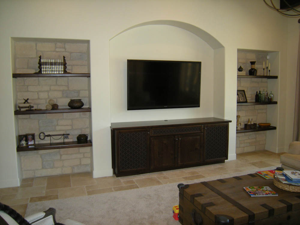 Custom Living Room Cabinets | Mandina's Custom Cabinets