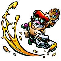 Arty Wario - Super Mario Wiki, the Mario encyclopedia