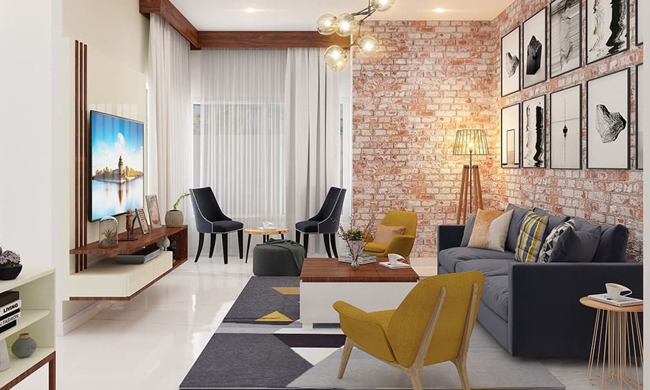 Living Room Design Ideas Brick Wall | Americanwarmoms.org