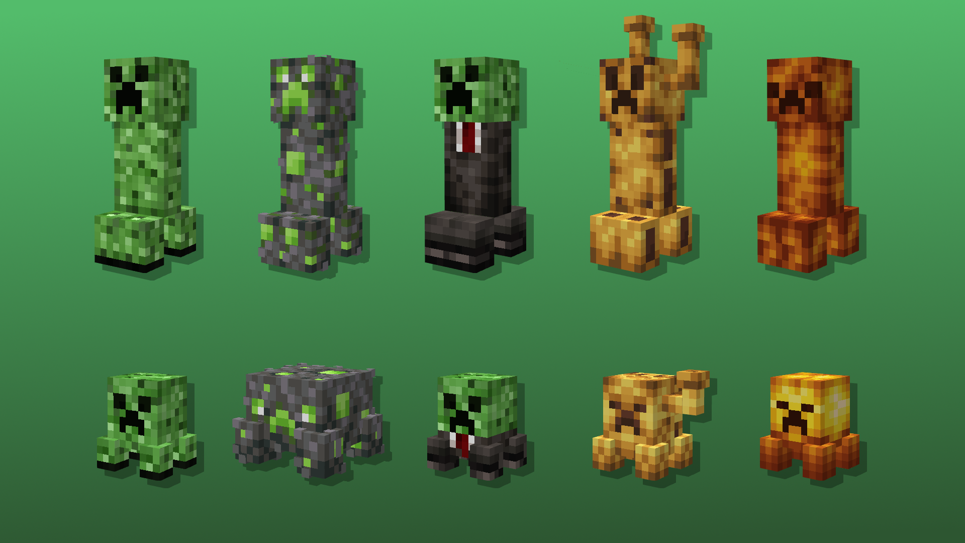 Collective Creepers - Screenshots - Minecraft Resource Packs - CurseForge
