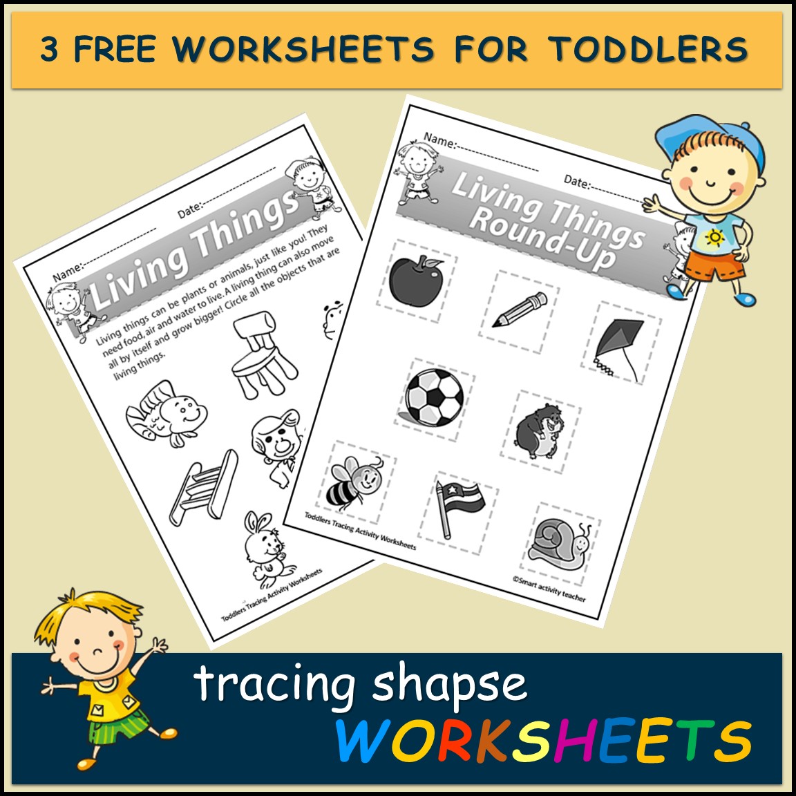 living things worksheet for kids | Made By Teachers