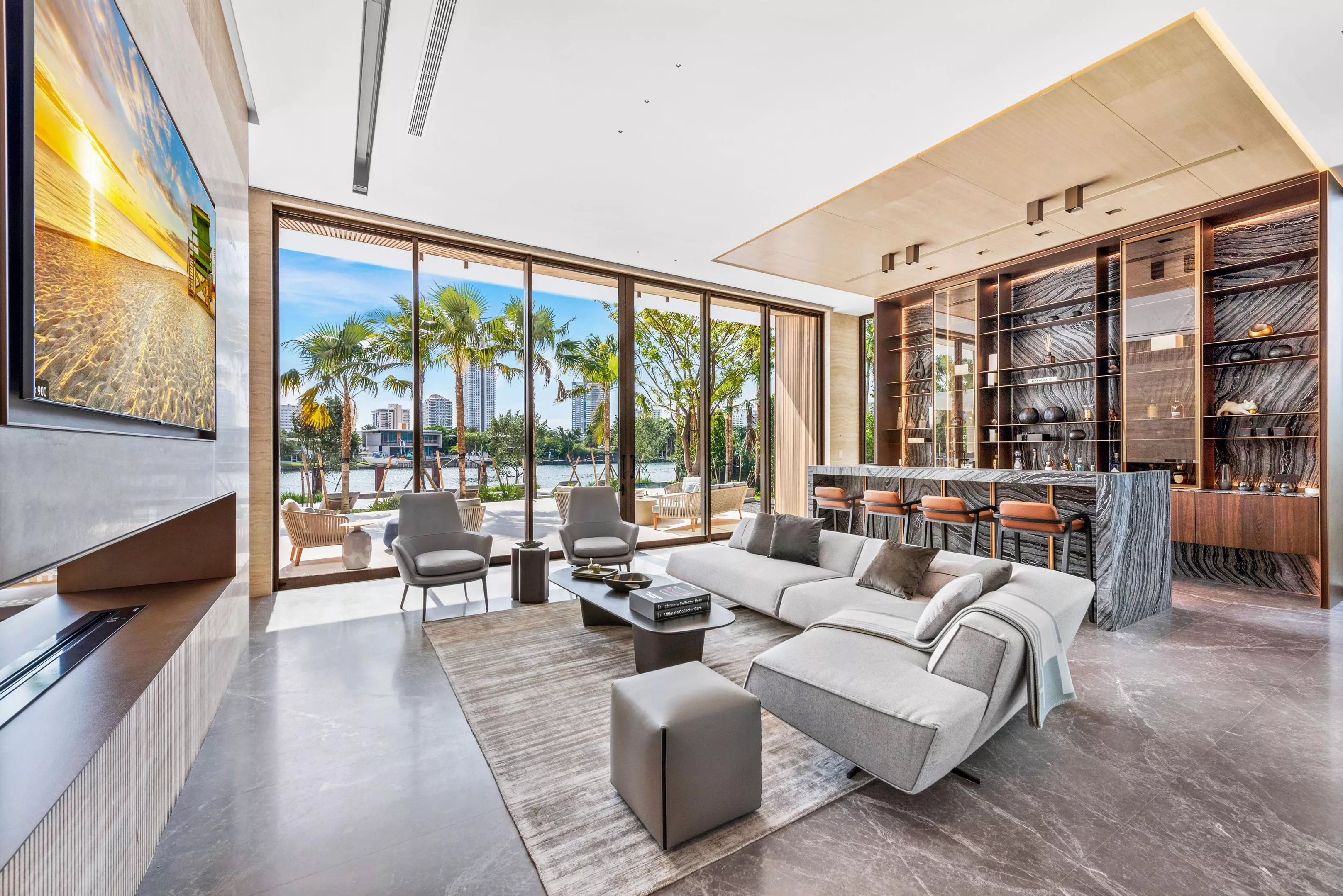 Photos: Modern Miami Mansion on La Gorce Island Sells for $63M | Miami ...