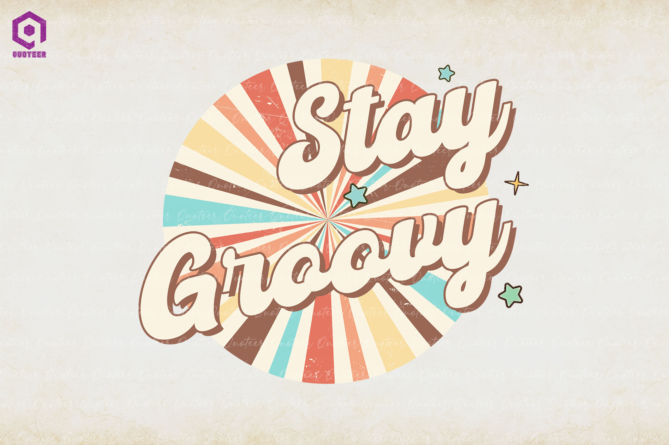 Stay Groovy Retro Background 70s By ChippoaDesign | TheHungryJPEG