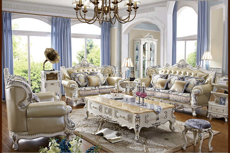 Liville Style Leather Sofa Set for Elegant Living Rooms