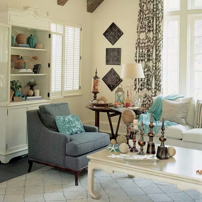 Coastal Decor Living Rooms | My Decorative