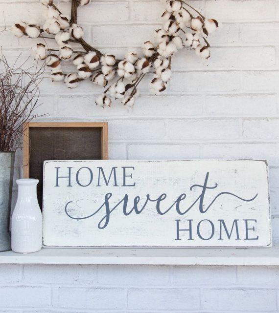 DIY Home Sweet Home Decor Ideas – My List of Lists