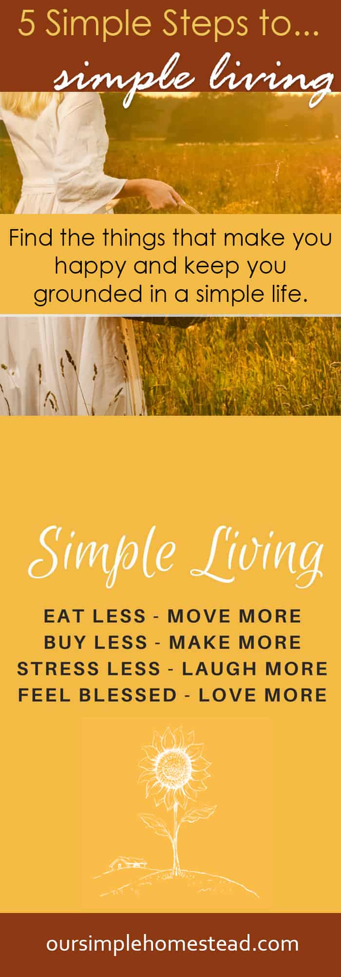 5 Simple Steps to Simple Living