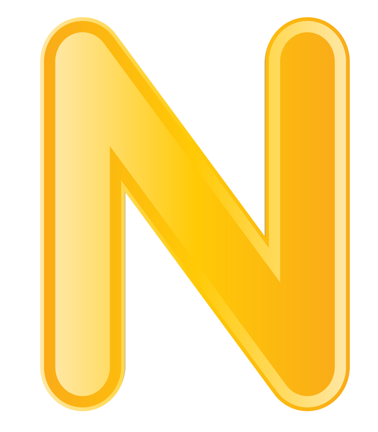 Letter N PNG transparent image download, size: 1297x1479px