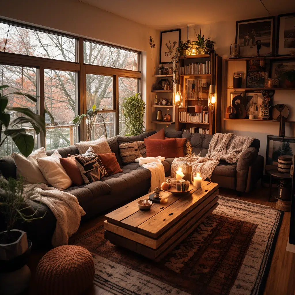 Earth’s Embrace: Cozy Earthy Living Rooms Await! - Quiet Minimal