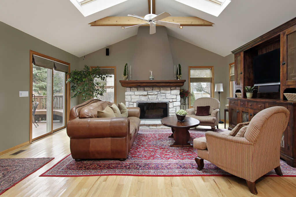 Interesting Living Room Skylight Ideas - Ranch Roofing