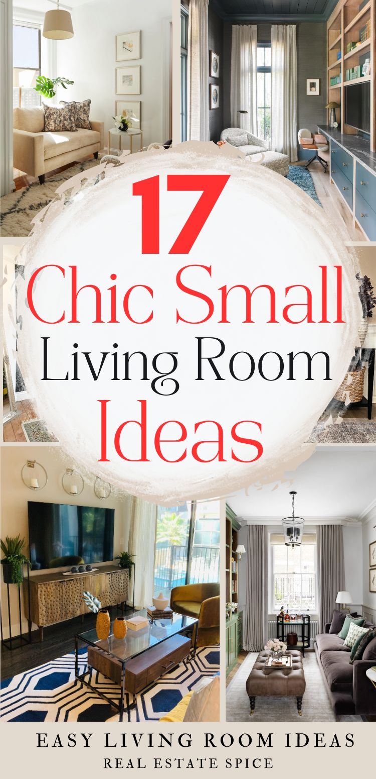 45 Small Living Room Ideas To OPTIMIZE A Tiny Space