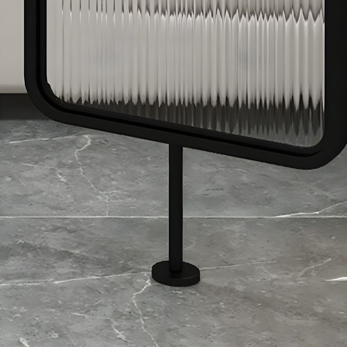 Contemporary Glass Room Divider Hanging Screen for Living Room Room ...
