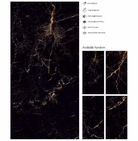 High Glossy Vitrified Polished Porcelain Floor Tiles In Gold Emprador ...