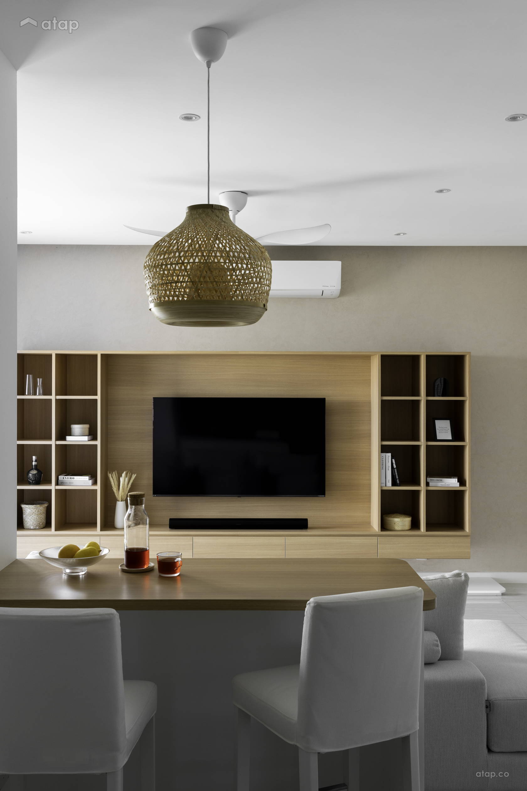 Modern Vintage Family Room Living Room condominium design ideas ...