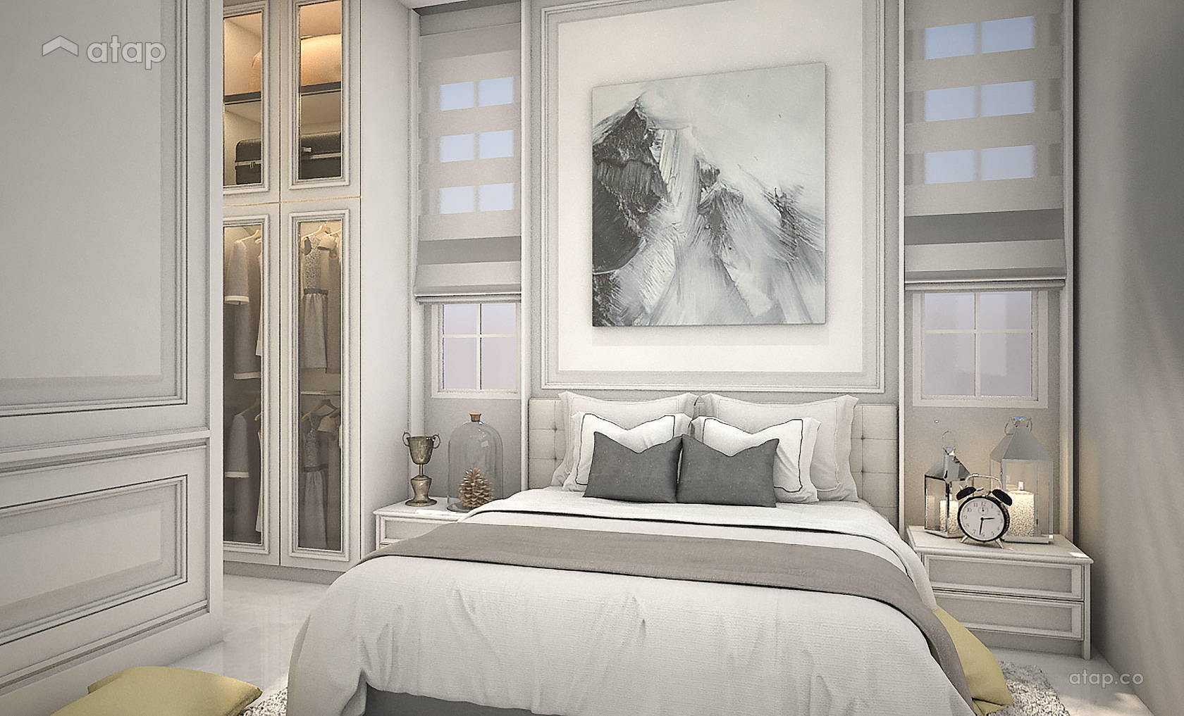 Classic Bedroom bungalow design ideas & photos Malaysia | Atap.co