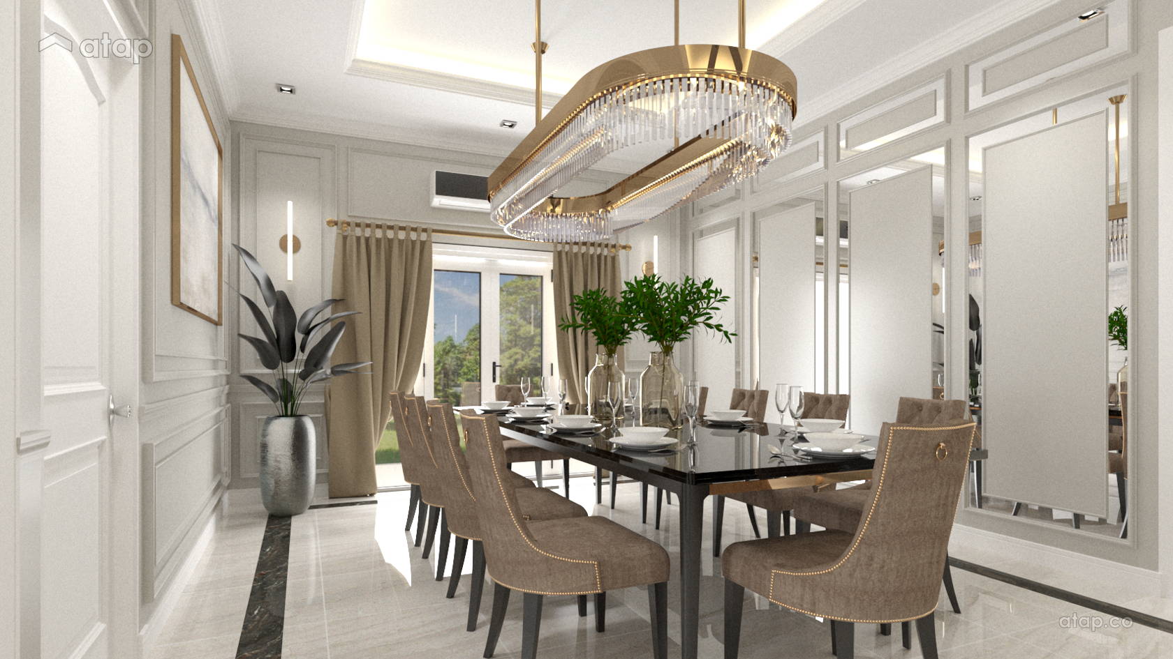 Contemporary Modern Dining Room bungalow design ideas & photos Malaysia ...