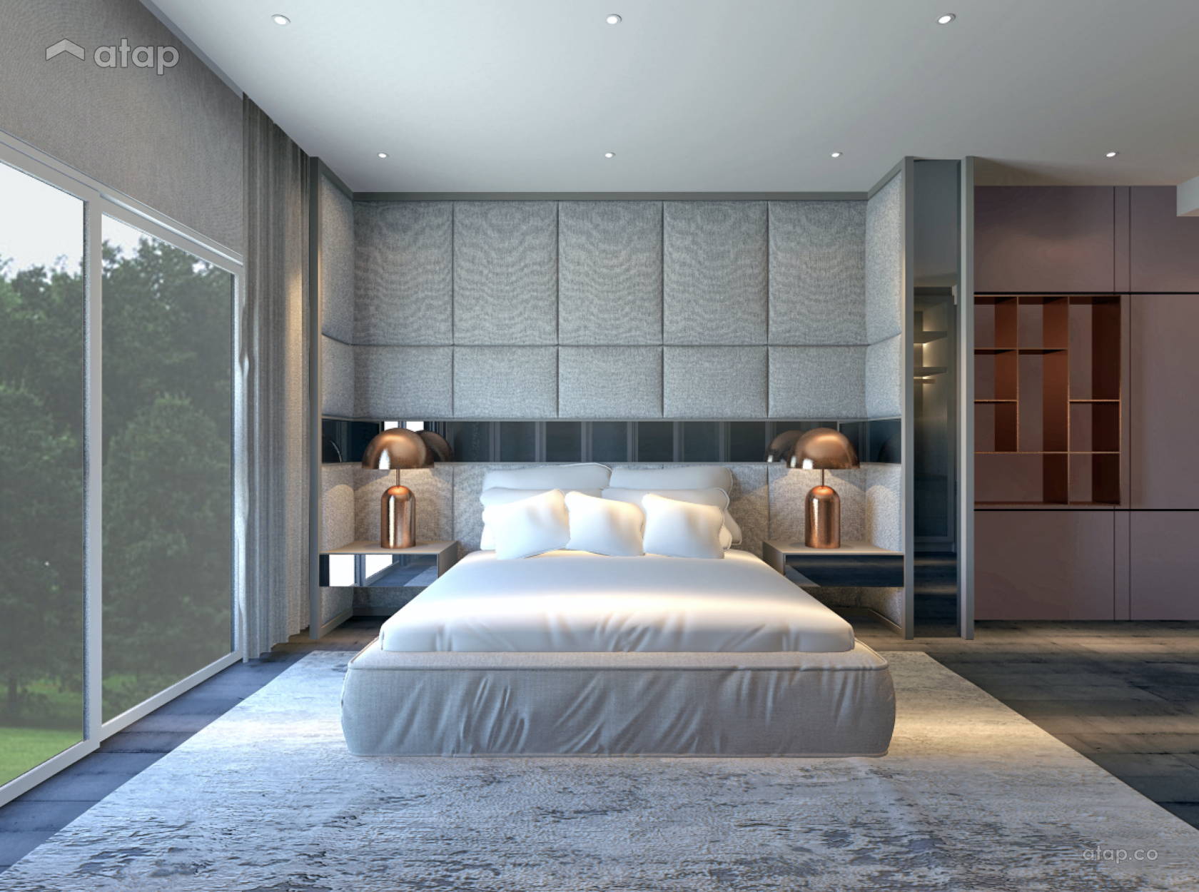Classic Modern Bedroom bungalow design ideas & photos Malaysia | Atap.co