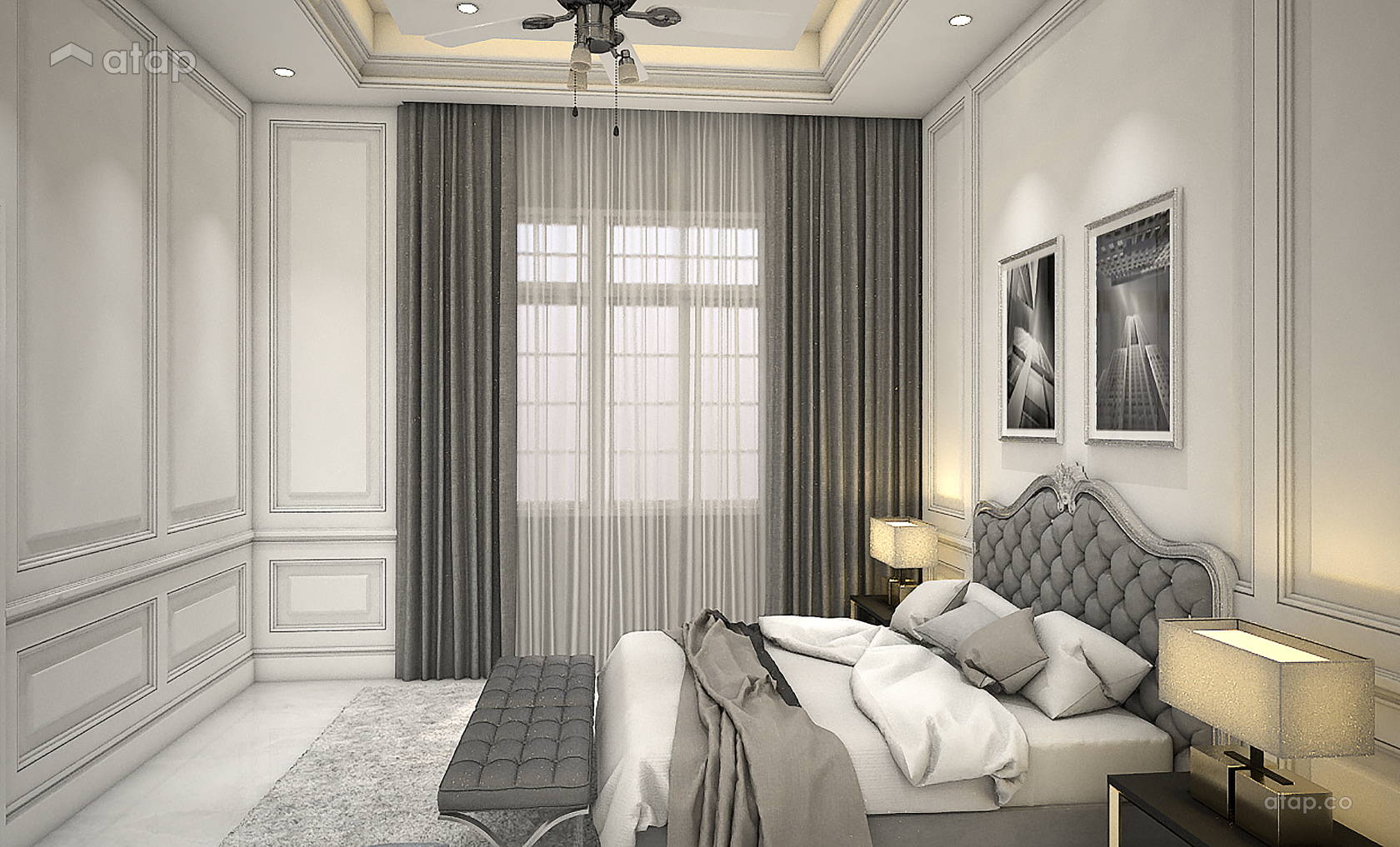 Classic Bedroom bungalow design ideas & photos Malaysia | Atap.co