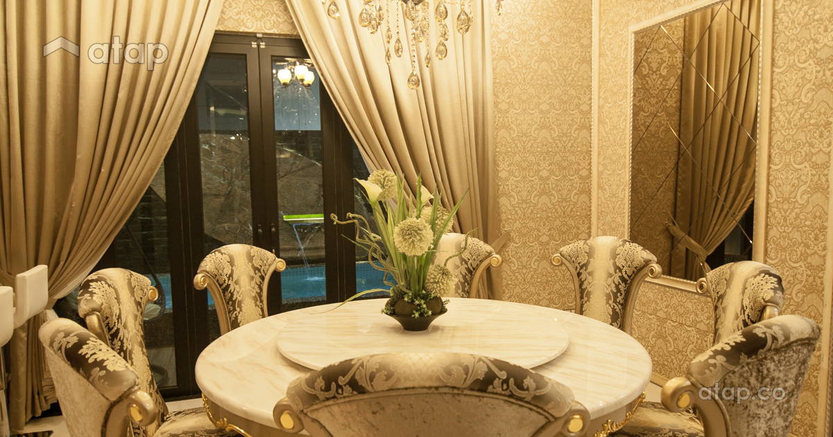 Classic Modern Dining Room bungalow design ideas & photos Malaysia ...
