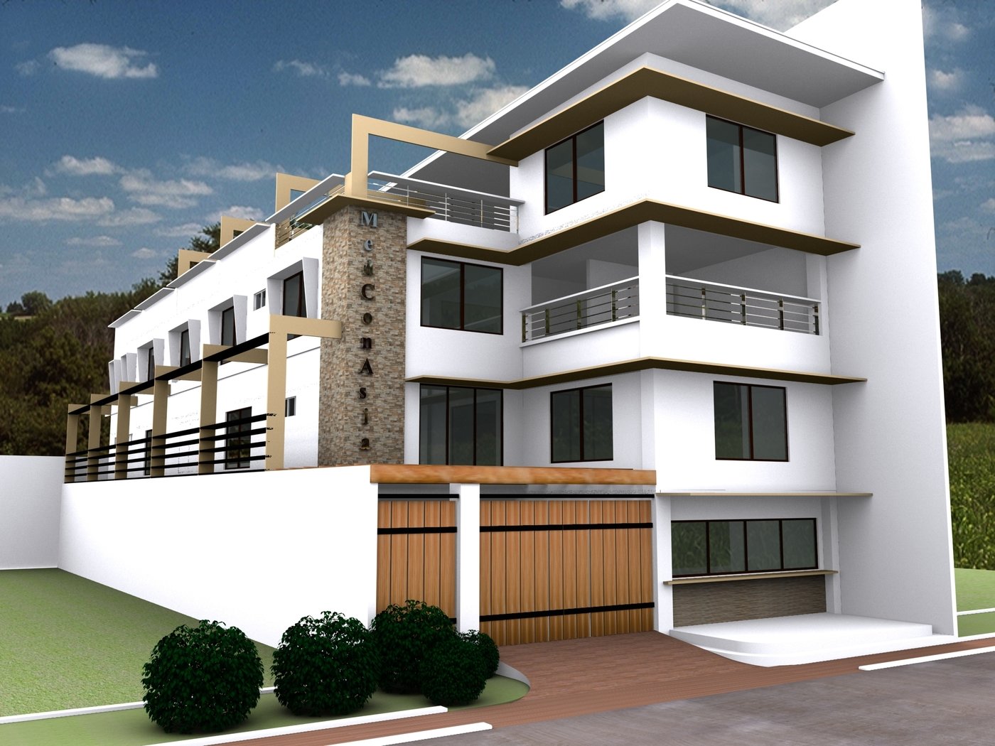 3-STOREY MIXED-USE RESIDENTIAL by Jake Ocayo at Coroflot.com