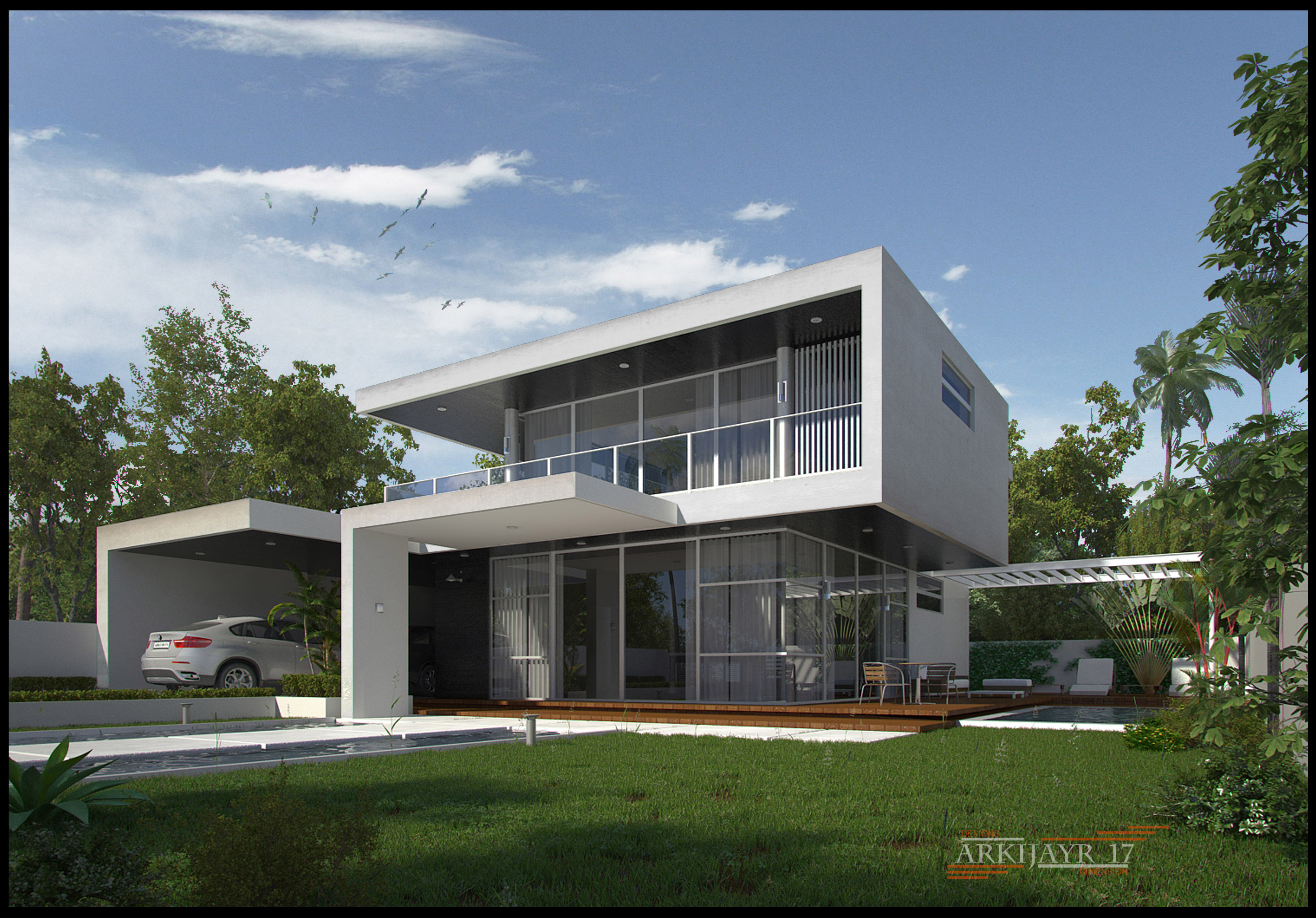 The Simple Modern House by Mayolo Briones at Coroflot.com