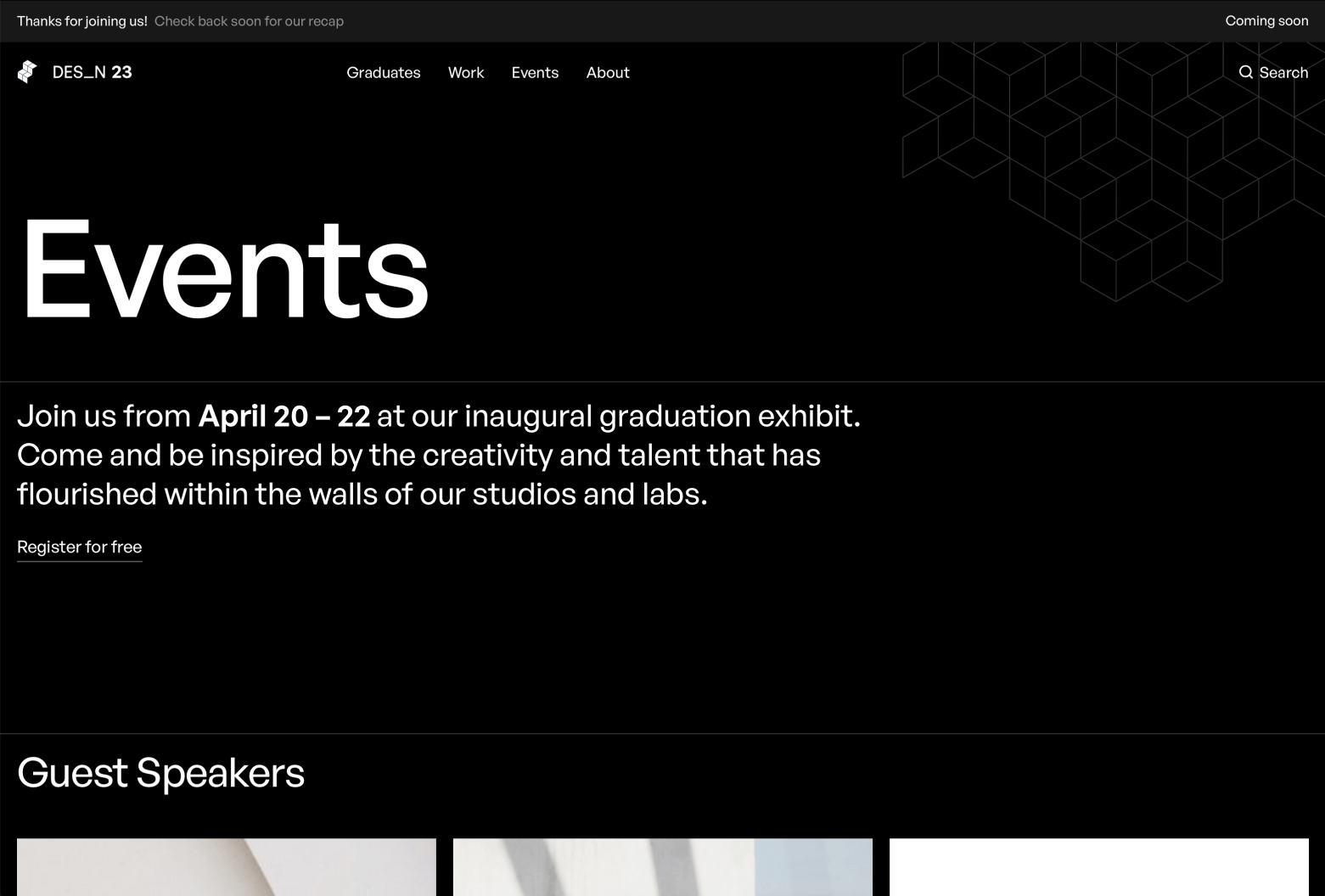 Portfolio – Design Grad Show