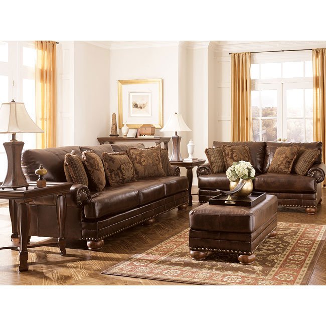 DuraBlend - Antique Living Room Set Signature Design by Ashley ...
