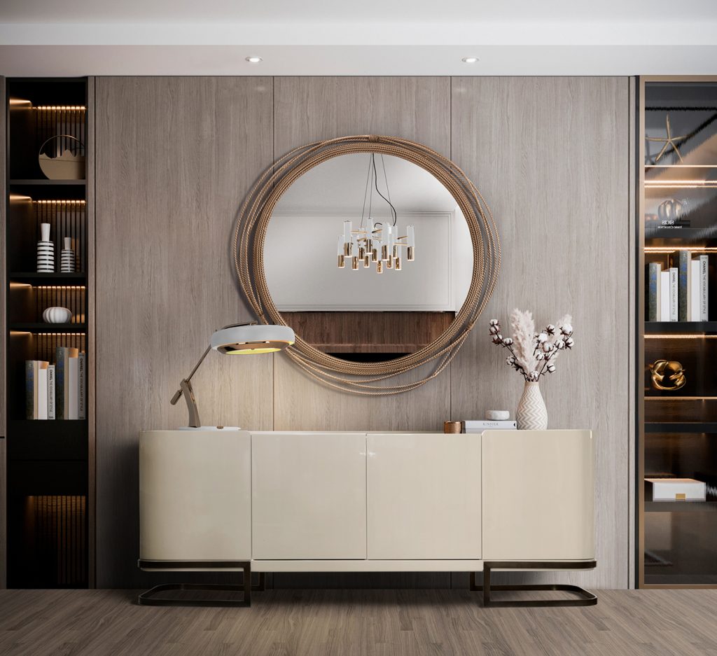 Transform Your Living Room with a Striking Big Wall Mirror ...