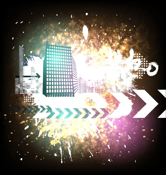 City grunge background Stock Vector Image by ©file404 #33123361