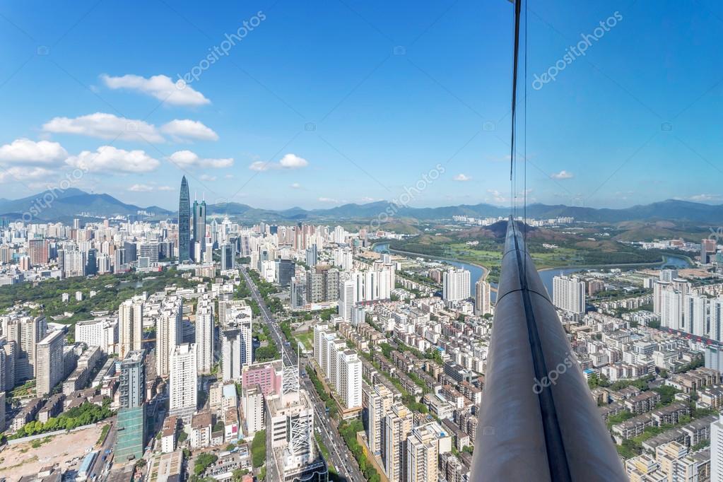 Skyscrapers and mansions of a modern city Stock Photo by ©zhudifeng ...
