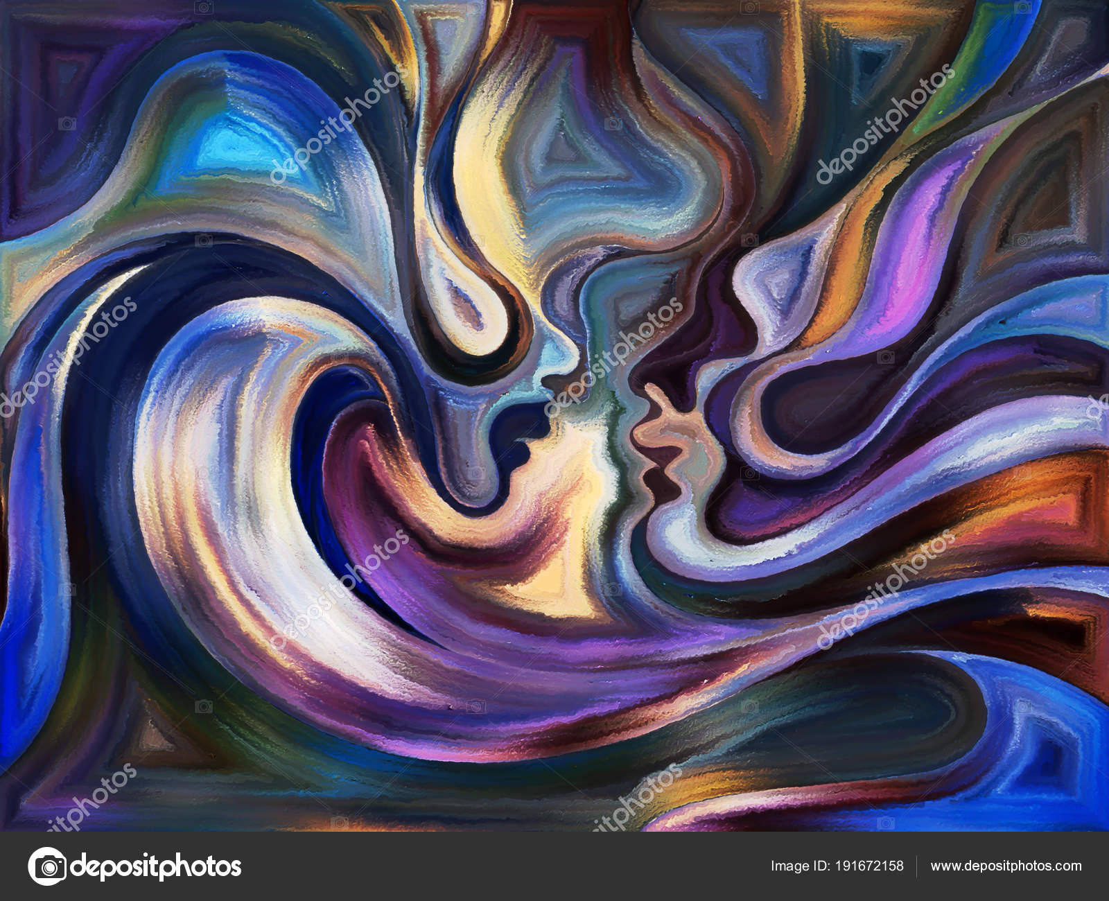 Abstract Love Art