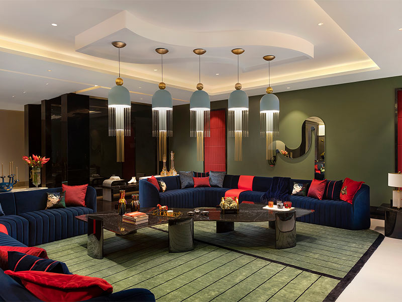 High Ceiling Living Room | Cabinets Matttroy