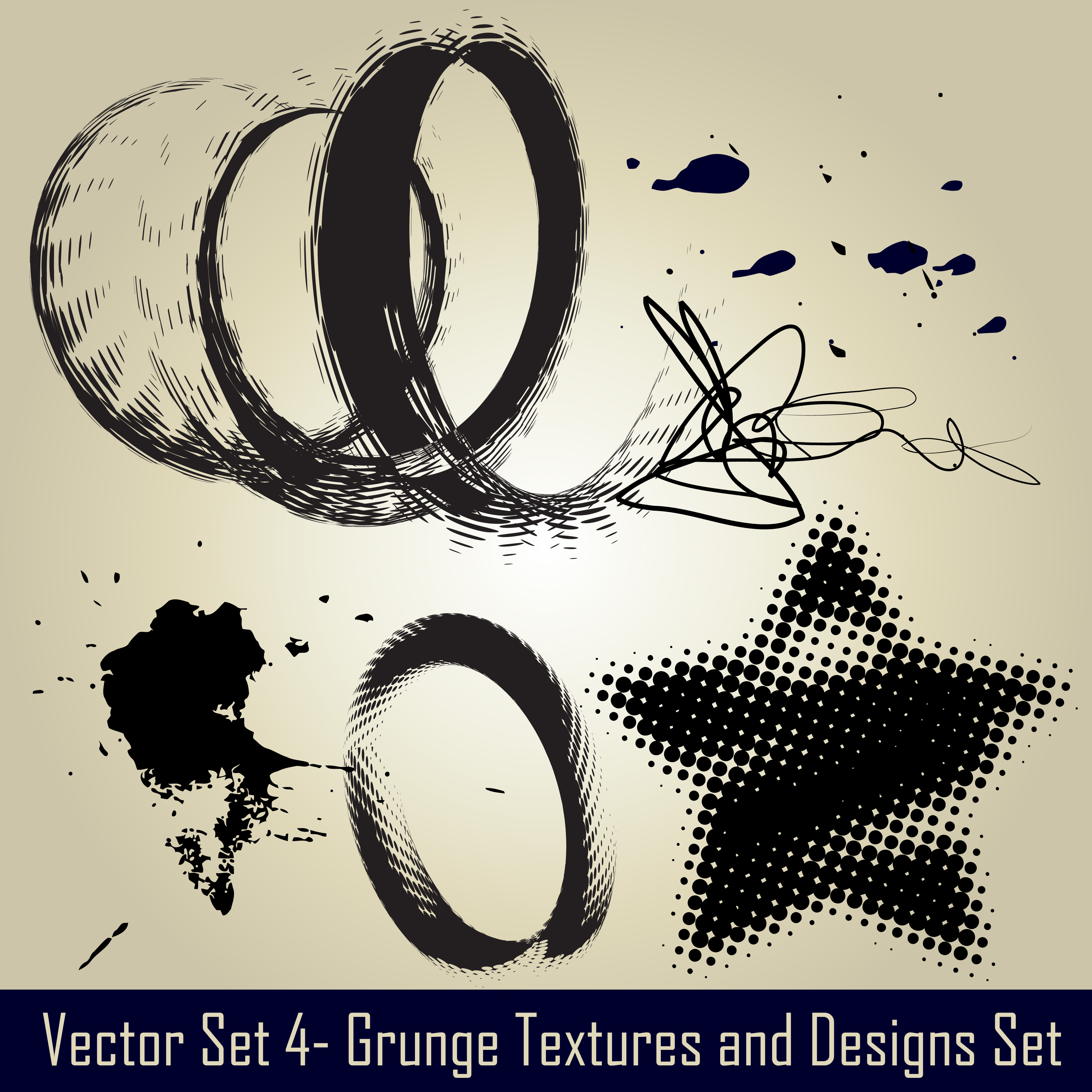 vector grunge set 219590 Vector Art at Vecteezy