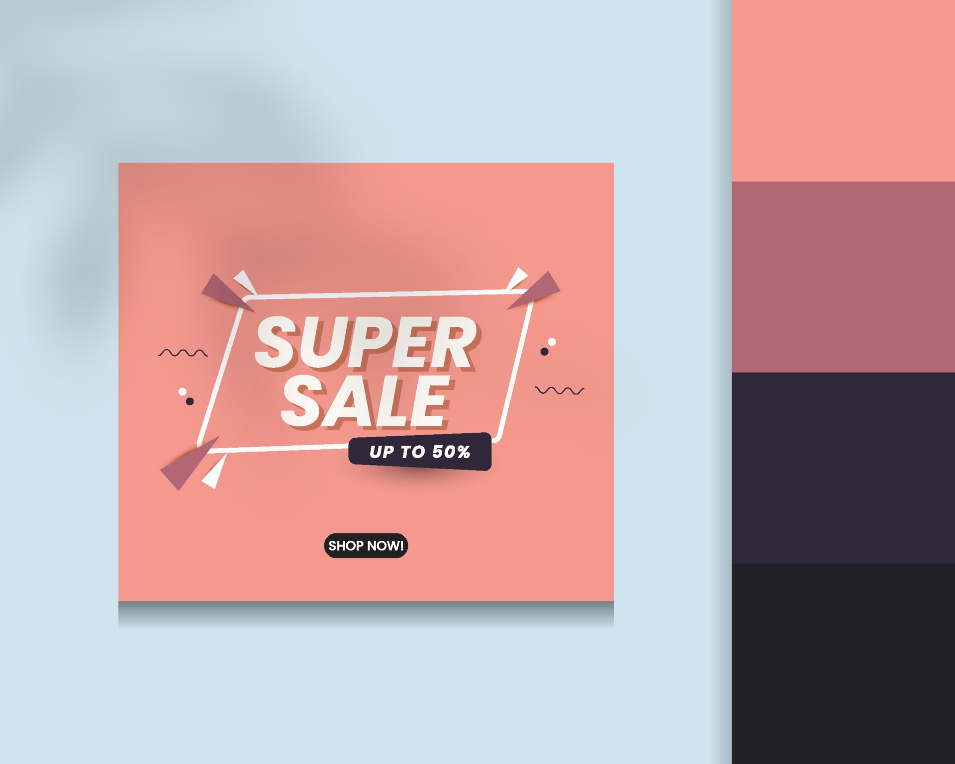 Eye catching color combination 2652460 Vector Art at Vecteezy