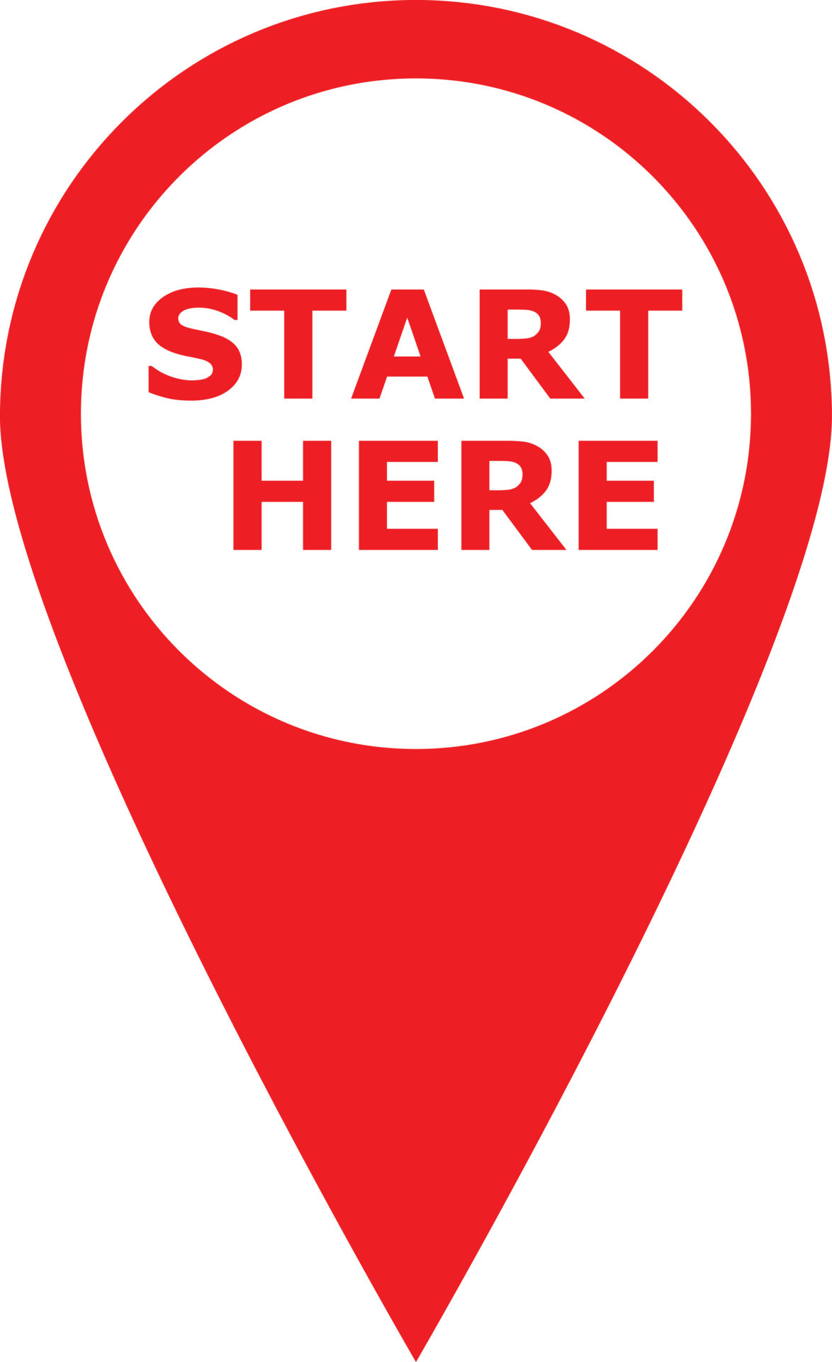 start here red icon banner design. start here symbol. banner start here ...