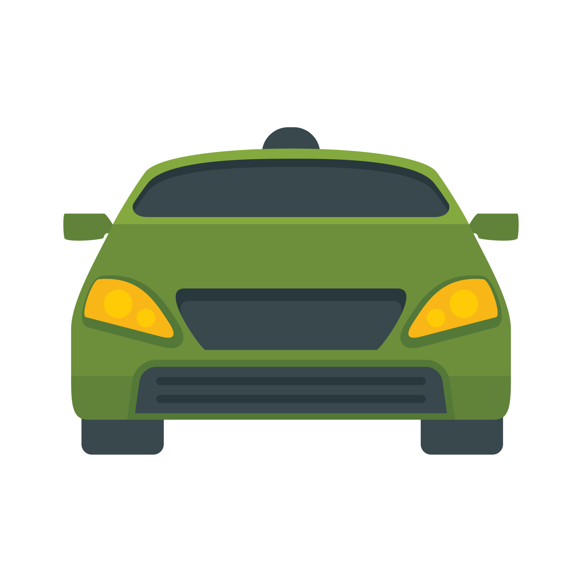 Smart modern car icon, flat style 14473581 Vector Art at Vecteezy