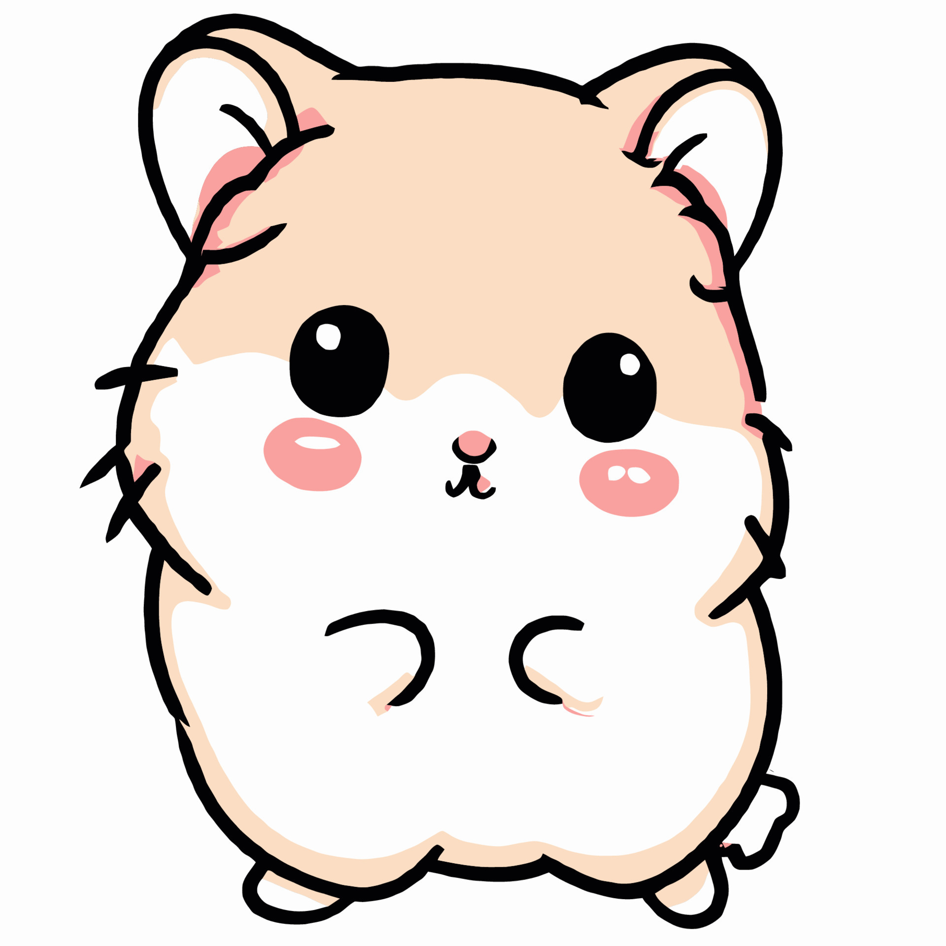 Kawaii Hamster Drawings