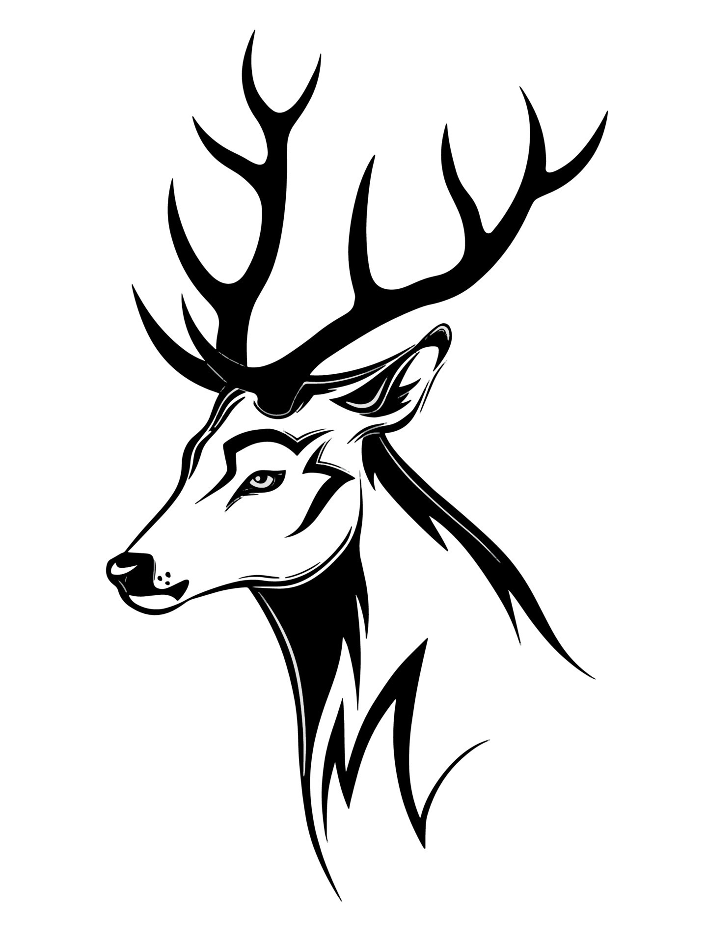 Illustration of deer 17101413 Vector Art at Vecteezy