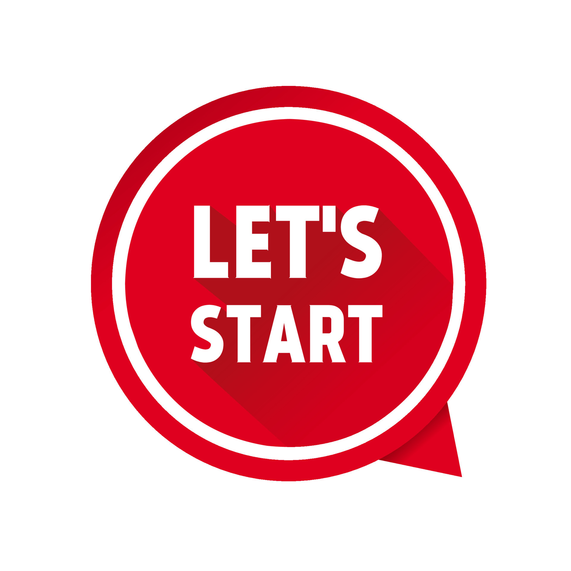 Lets Start. Lets Start business Concept. Lets start banner for business ...